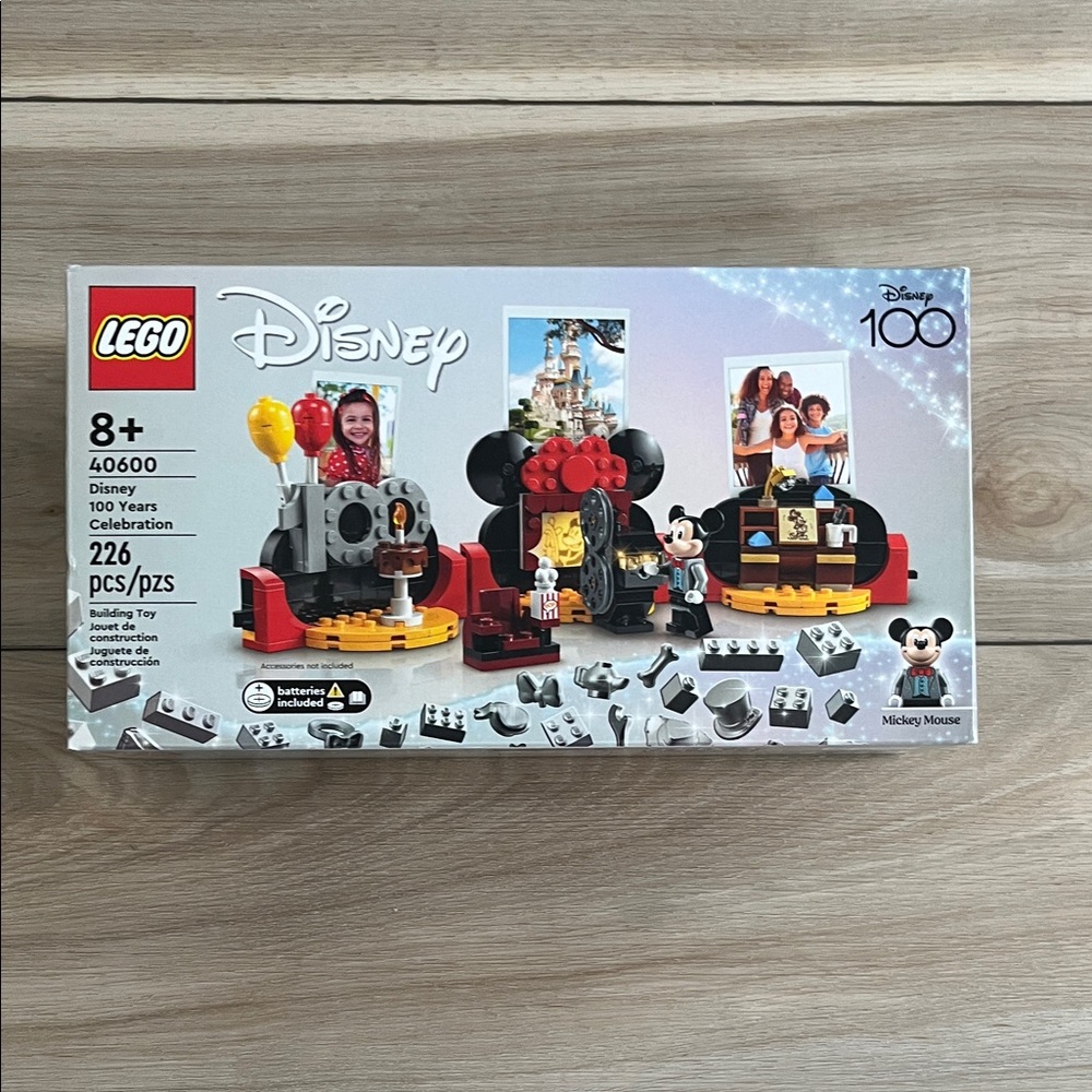 LEGO Disney Celebration Set with Red, Black, and Gray